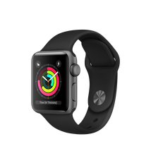 Đồng hồ Apple Watch Series 3 GPS 38mm, Space Gray Aluminum Case with Black Sport Band