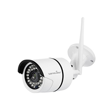 Wansview Outdoor Security Camera, 1080P Wireless WiFi IP Surveillance Bullet Camera ,IP66 Weatherproof, Night Vision W2- White