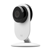 YI Home Camera, Wi-Fi IP Indoor Security System with Motion Detection, Night Vision for Baby / Pet / Front Porch Monitor - Cloud Service Available (White)