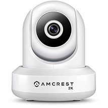 Amcrest UltraHD 2K (3MP/2304TVL) WiFi Video Security IP Camera with Pan/Tilt, Dual Band 5ghz/2.4ghz, Two-Way Audio, 3-Megapixel @ 20FPS, Wide 90° Viewing Angle and Night Vision IP3M-941W (White)