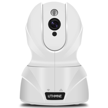 UTHMNE HD WiFi Security Surveillance IP Camera Home Monitor with Night Vision, Motion Detection Alerts, Two-Way Audio and Remote Viewing