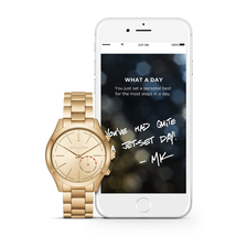 Michael Kors Access Hybrid Gold Slim Runway Smartwatch MKT4002