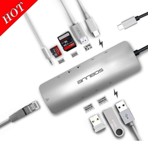 Cáp chuyển đổi đa năng USB-C Hub Type C 9 trong 1 cho Macbook hiệu ANNBOS - USA.