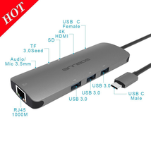 Cáp chuyển đổi đa năng USB-C Hub Type C 9 trong 1 cho Macbook hiệu ANNBOS - USA.