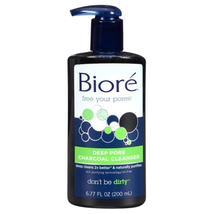 Biore Deep Cleansing Pore Charcoal 6.77oz Pump