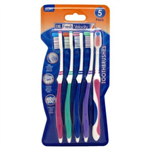 Dr. Fresh Toothbrush Velocity Soft Bristles 5 Pack