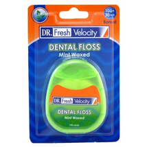 Dr. Fresh 130 Yds Floss (12 Pieces) Waxed Mint