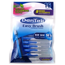 Dentek Easy Brush Cleaners Wide Space 16 Count