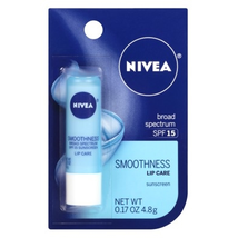 Nivea Smoothness Lipcare Spf #15 0.17oz (6 Pieces) Display