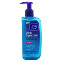 Clean & Clear Acne Triple Clr Cleanser 8oz Pump Oil-Free