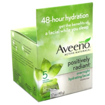 Aveeno Positively Radiant Overnight Facial Moistzr 1.7oz