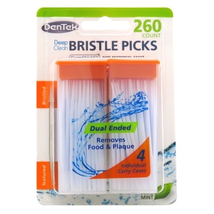 Dentek Deep Clean Bristle Picks Mint 260 Count