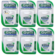 Gum Floss 140 Yds Mint (6 Pieces) Waxed