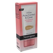 Neutrogena Acne Correct/Cover Moisturizer Fair/Light 1.7oz