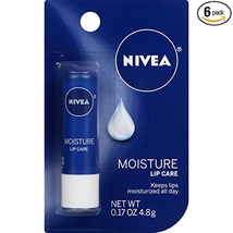 Nivea Moisture Lip Care 0.17oz (6 Pieces) Display