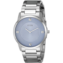 Đồng hồ GUESS Men's U0428G2 Diamond-Accented Stainless Steel Watch