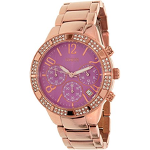 Đồng hồ Guess U0141L7 Women's Rose Gold Tone Swarovski Pink Dial Chronograph Watch