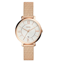 Đồng hồ Fossil Jacqueline Three-Hand Rose Gold-Tone Stainless Steel Watch