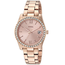 Đồng hồ Fossil Rose Goldtone Small Round Bracelet Watch