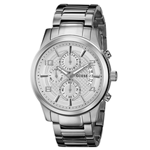 Đồng hồ GUESS Men's U0075G3 Masculine Stainless Steel Retro Chronograph Watch
