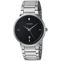 Đồng hồ Citizen Men's 40mm Stainless Steel Quartz Watch Black Dial BI-5010-59E