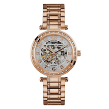 Đồng hồ GUESS Rose Gold Tone Automatic Stainless Steel Ladies Classic Watch U1015L2