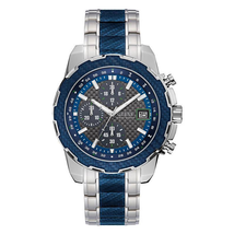 Đồng hồ GUESS Men's Stainless Steel Casual Silicone Watch