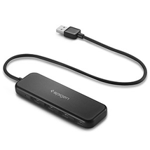 Spigen Essential F100 4-Port Ultra Slim USB 2.0 Gen 1 Hub - Retail Packaged