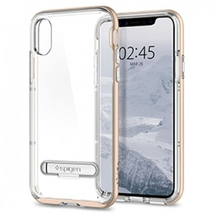 Spigen Crystal Hybrid Case for Apple iPhone X - Champagne Gold
