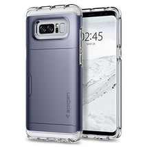 Spigen Crystal Wallet Case for Samsung Galaxy Note 8 - Orchid Grey