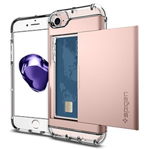 Spigen Crystal Wallet Case for Apple iPhone 7 / 8 - Rose Gold