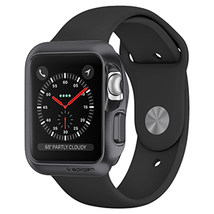 Spigen Slim Armor Case for Apple Watch 42mm - Space Gray