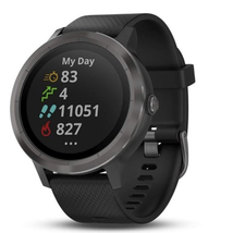 Đồng hồ Garmin vívoactive 3, GPS Smartwatch Contactless Payments Built-in Sports Apps, Black/Gunmetal