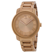 Movado Bold Rose Dial Rose Gold-tone Unisex Watch 3600199
