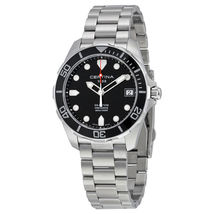 Certina DS Action - 3 Hands Black Dial Stainless Steel  Men's Watch C0324101105100 C032.410.11.051.00