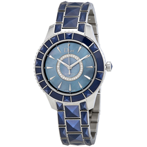 Dior Christal Blue Mother of Pearl Dial Automatic Ladies Watch CD144517M001
