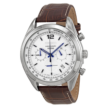 Seiko Chronograph White Dial Men's Watch SSB095