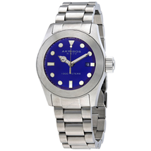 Akribos XXIV Blue Dial Stainless Steel Men's Watch AK730BU