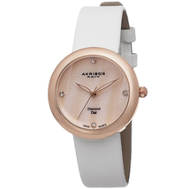 Akribos XXIV Mother-of-Pearl Ladies Watch AK687RGW
