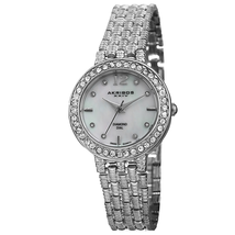 Akribos XXIV Silver-tone Alloy Ladies Watch AK757SS