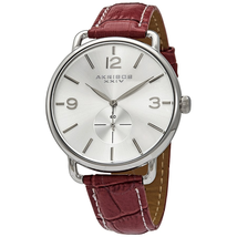 Akribos XXIV Silvertone Ladies Watch AK658BUR AK658BUR