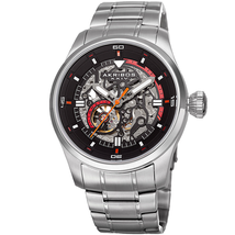 Akribos XXIV Skeleton Dial Automatic Men's Stainless Steel Watch AK970SS