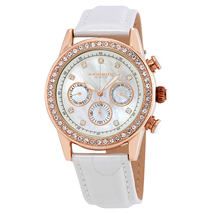 Akribos XXIV Akribos GMT Multi-Function Rose Gold-Tone Ladies Watch AK556WTR AK556WTR