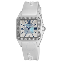 Akribos XXIV Akribos Mother of Pearl White Ceramic Ladies Watch AK546WT