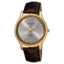 Akribos XXIV Akribos Silver Dial Gold-Tone Stainless Steel Men's Watch AK539YG