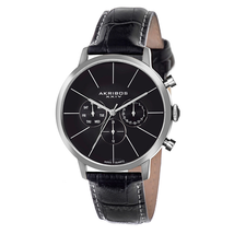 Akribos XXIV Black Men's Watch AK647SS