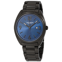 Akribos XXIV Blue Dial Black IP Stainless Steel Men's Watch AK957GNBU