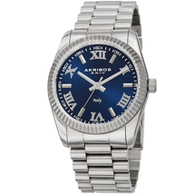 Akribos XXIV Blue Dial Men's Watch AK1034SSBU