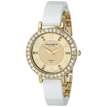 Akribos XXIV Gold-tone Base Metal Ladies Watch AK758YGW