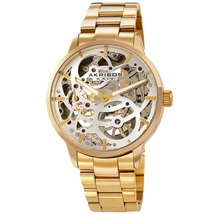 Akribos XXIV Hand Wind Silver Dial Men's Watch AK1078YG